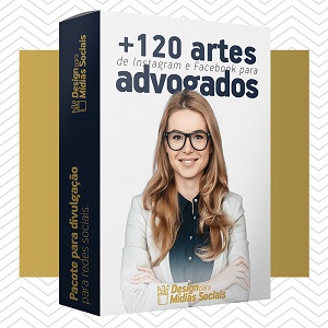 Artes Editáveis para Advogados - redes sociais