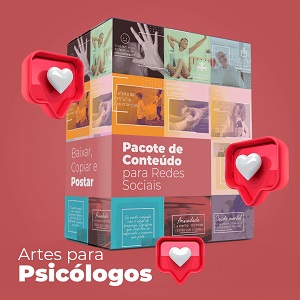 Pack com Artes de Redes Sociais para Psicólogo